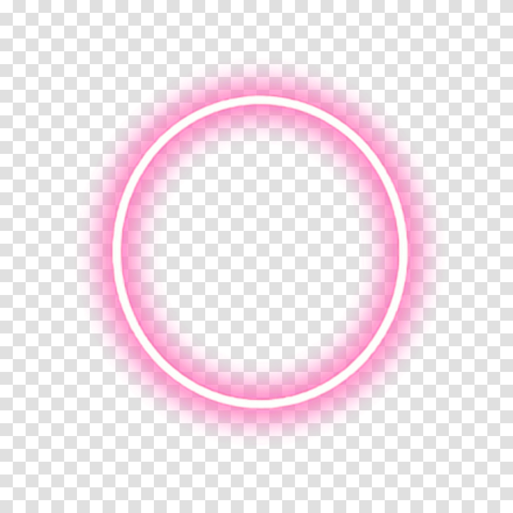 Circle Neon Glowing Tumblr Pink Pinkcircle Shapes Freet, Rug, Tape, Outdoors Transparent Png