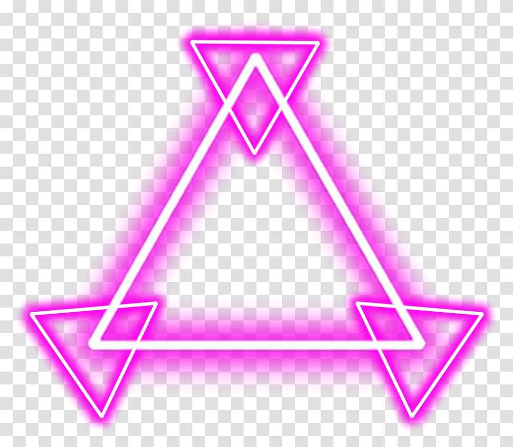 Circle Neoncircle Circleneon Triangle Neontriangle Neon Triangle Transparent Png