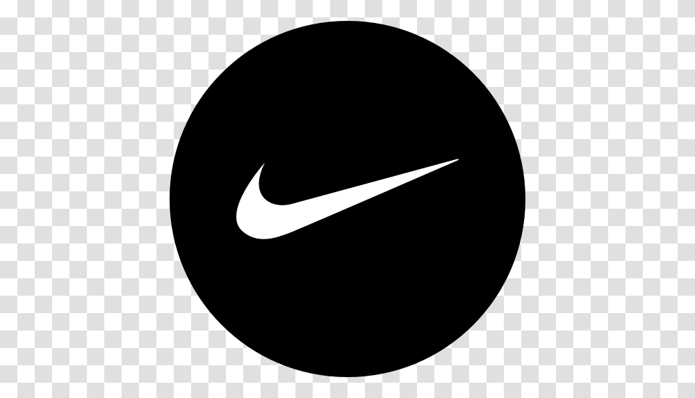 Circle Nike Round Icon Sports Icon, Logo, Trademark Transparent Png