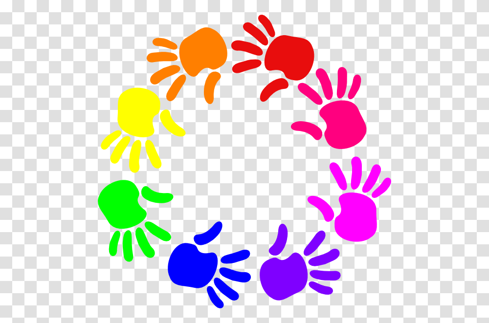 Circle Of Hands Clipart, Flower, Plant, Blossom, Stain Transparent Png