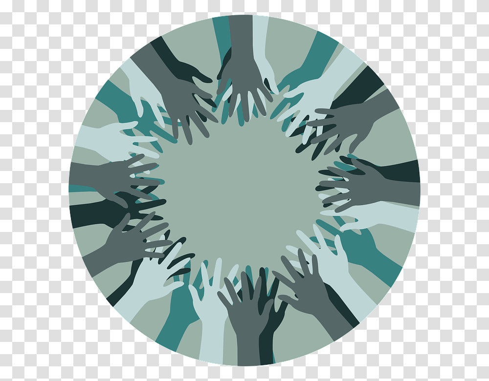 Circle Of Hands In Let's Make A Difference Together, Gemstone, Jewelry, Accessories, Accessory Transparent Png