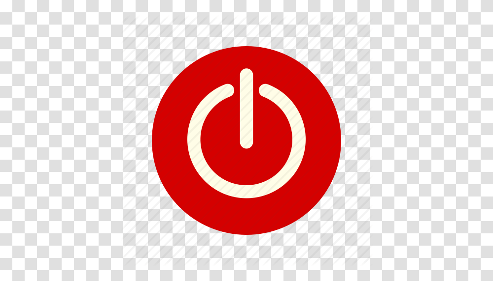 Circle Off Power Power Button Power Off Start Switch Icon, Road Sign, Logo Transparent Png