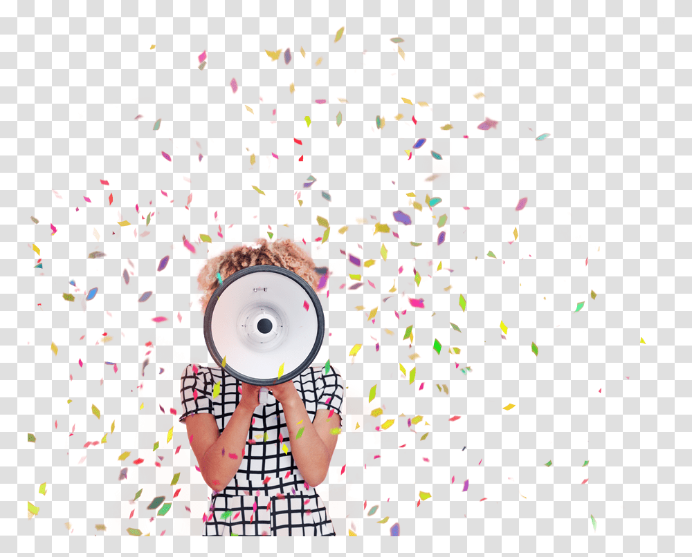 Circle, Paper, Confetti, Person, Human Transparent Png