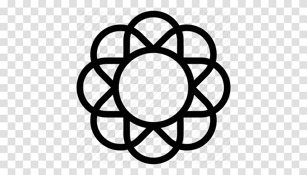 Circle Pattern Creative Design Filigree Flower Round Shape Icon, Sphere, Lighting Transparent Png
