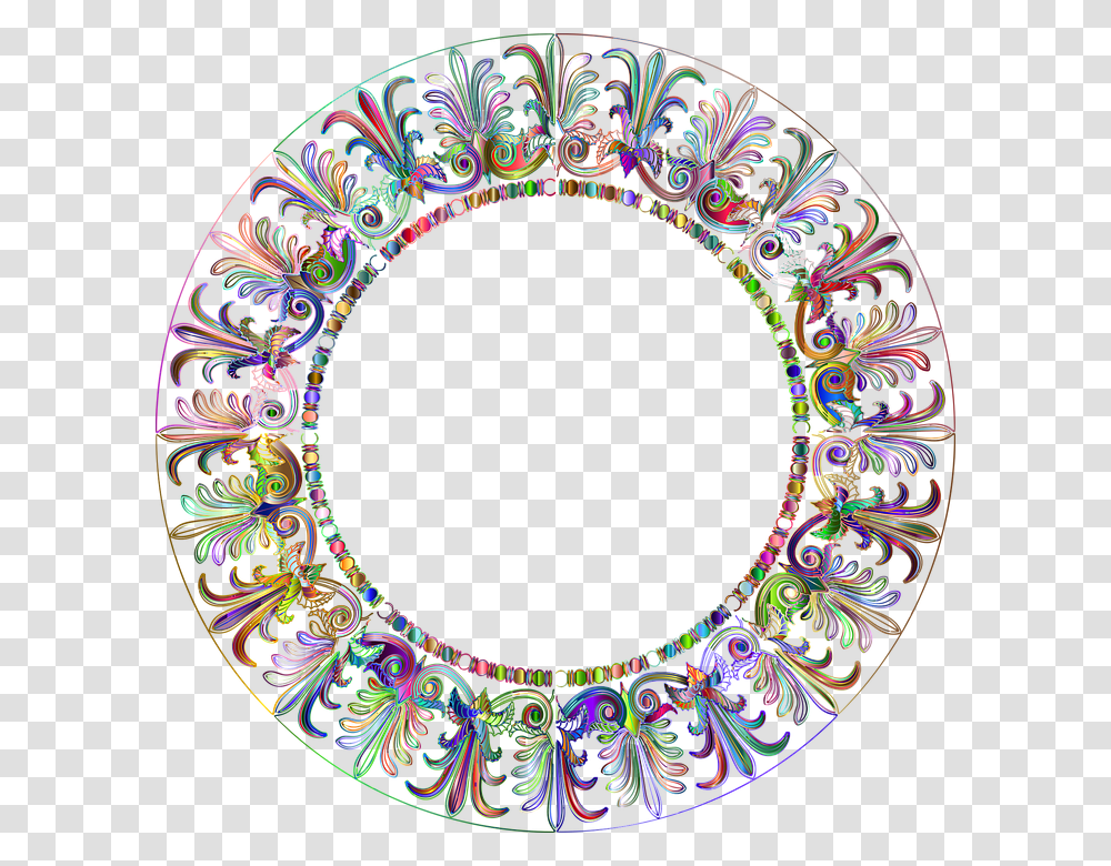 Circle, Pattern, Ornament, Fractal, Bracelet Transparent Png