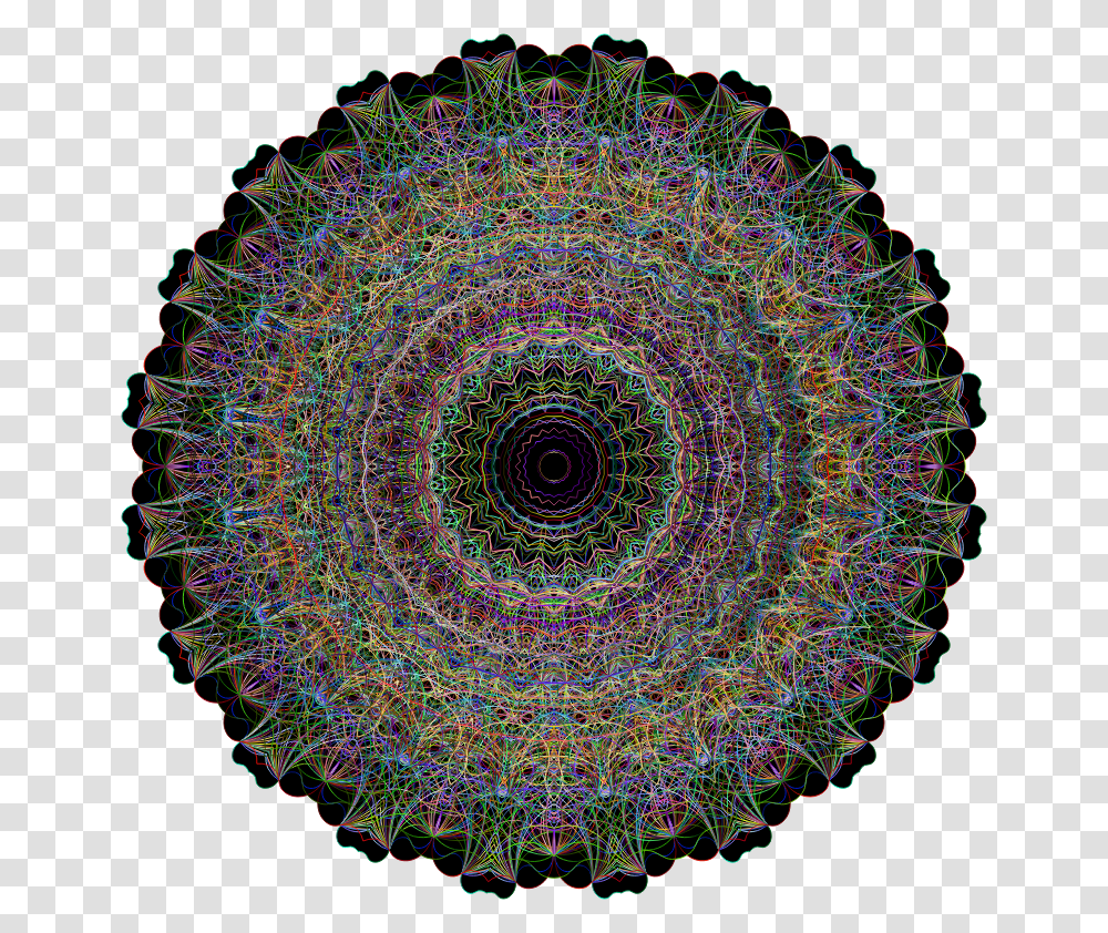 Circle, Pattern, Ornament, Fractal, Rug Transparent Png