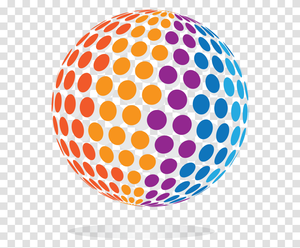 Circle Pixel Logo Design Conferenzia World, Sphere, Rug, Paper, Ball Transparent Png