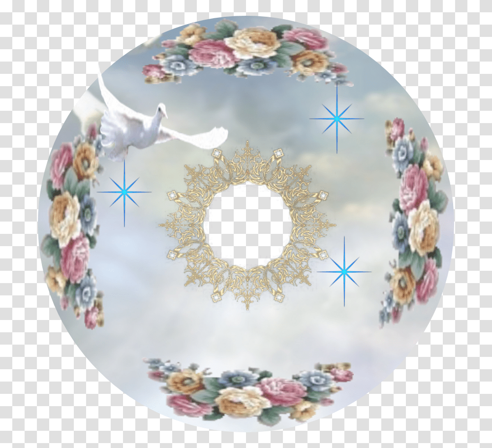 Circle, Porcelain, Pottery, Birthday Cake Transparent Png