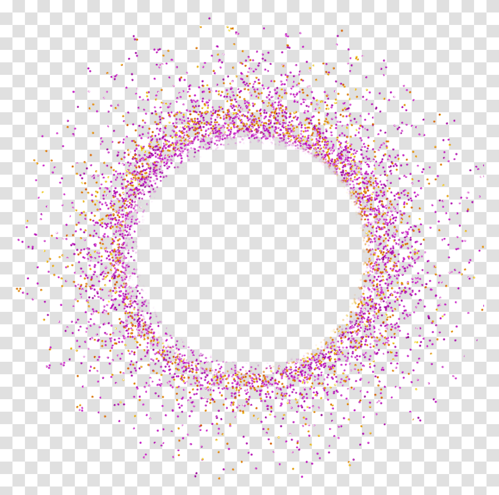 Circle, Purple, Light, Paper, Pattern Transparent Png