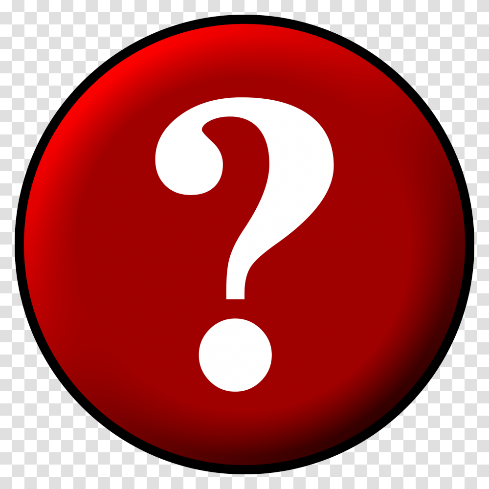 Circle Question Red, Number, Ball Transparent Png