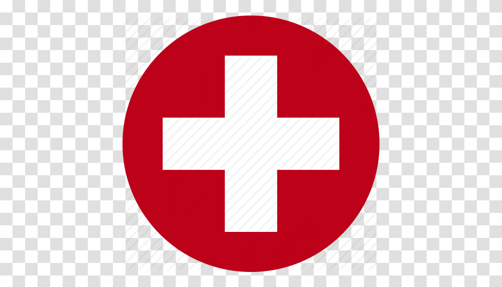 Circle Red Cross Logo Logodix Switzerland Flag Circle, First Aid, Symbol Transparent Png