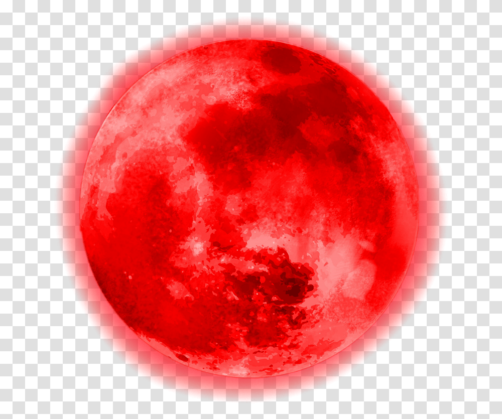Circle Red Moon Glowing Glowingmoon Cute Aesthetic Blood Moon, Nature, Outdoors, Astronomy, Outer Space Transparent Png