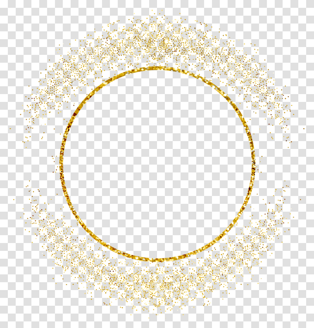 Circle Round Gold Frame Sticker Circle, Outdoors, Light, Nature, Flare Transparent Png