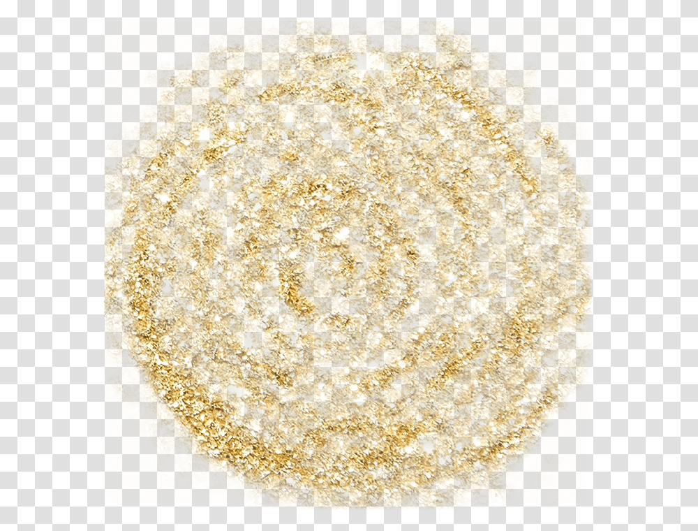 Circle, Rug, Gold, Light, Food Transparent Png
