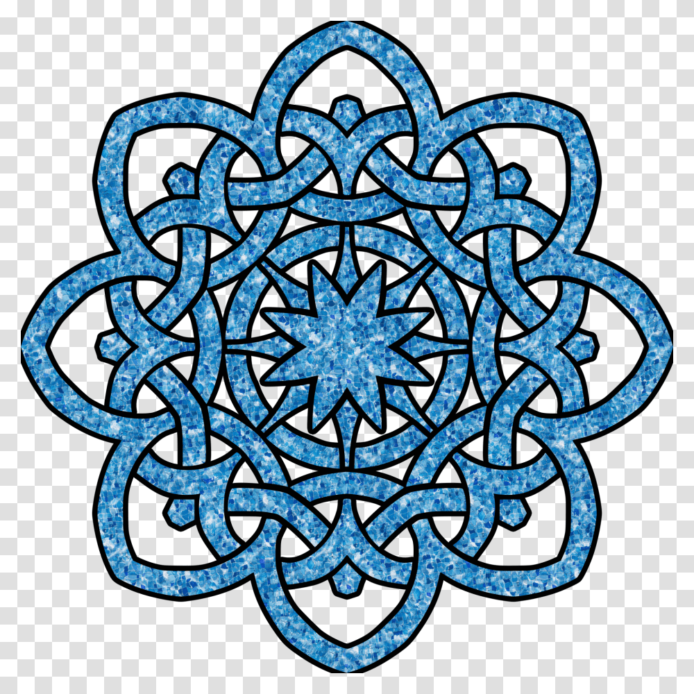 Circle, Rug, Snowflake, Pattern, Ornament Transparent Png