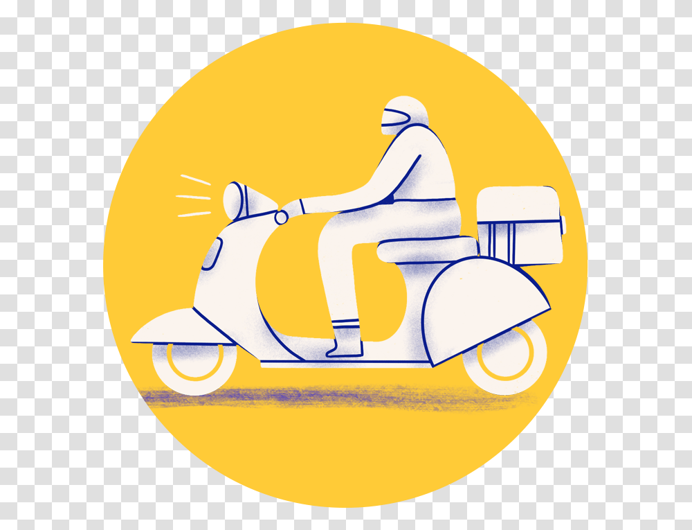 Circle, Scooter, Vehicle, Transportation, Motorcycle Transparent Png