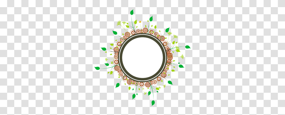 Circle Shape Hd Frame Round Shapes, Mirror, Plant, Graphics, Art Transparent Png