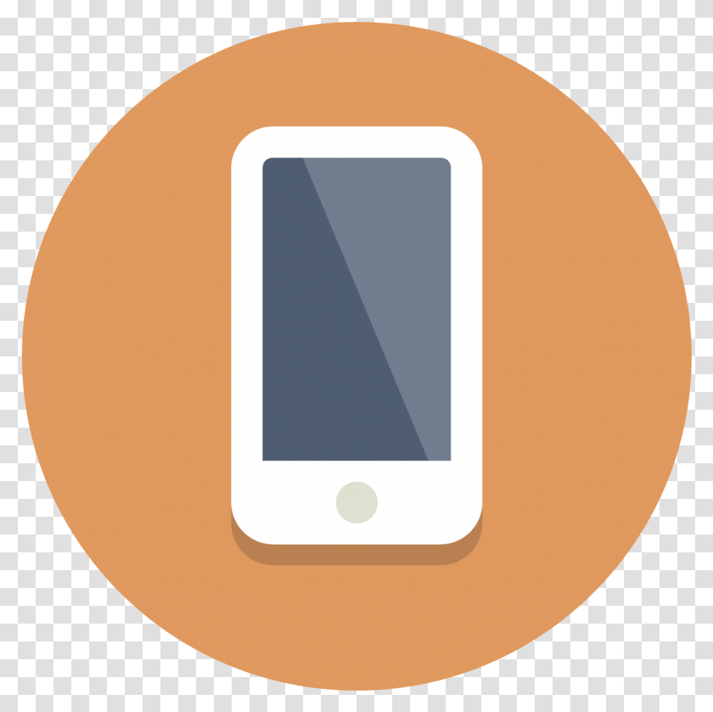 Circle Smart Phone Icon Circle, Electronics, Ipod, Mobile Phone, Cell Phone Transparent Png