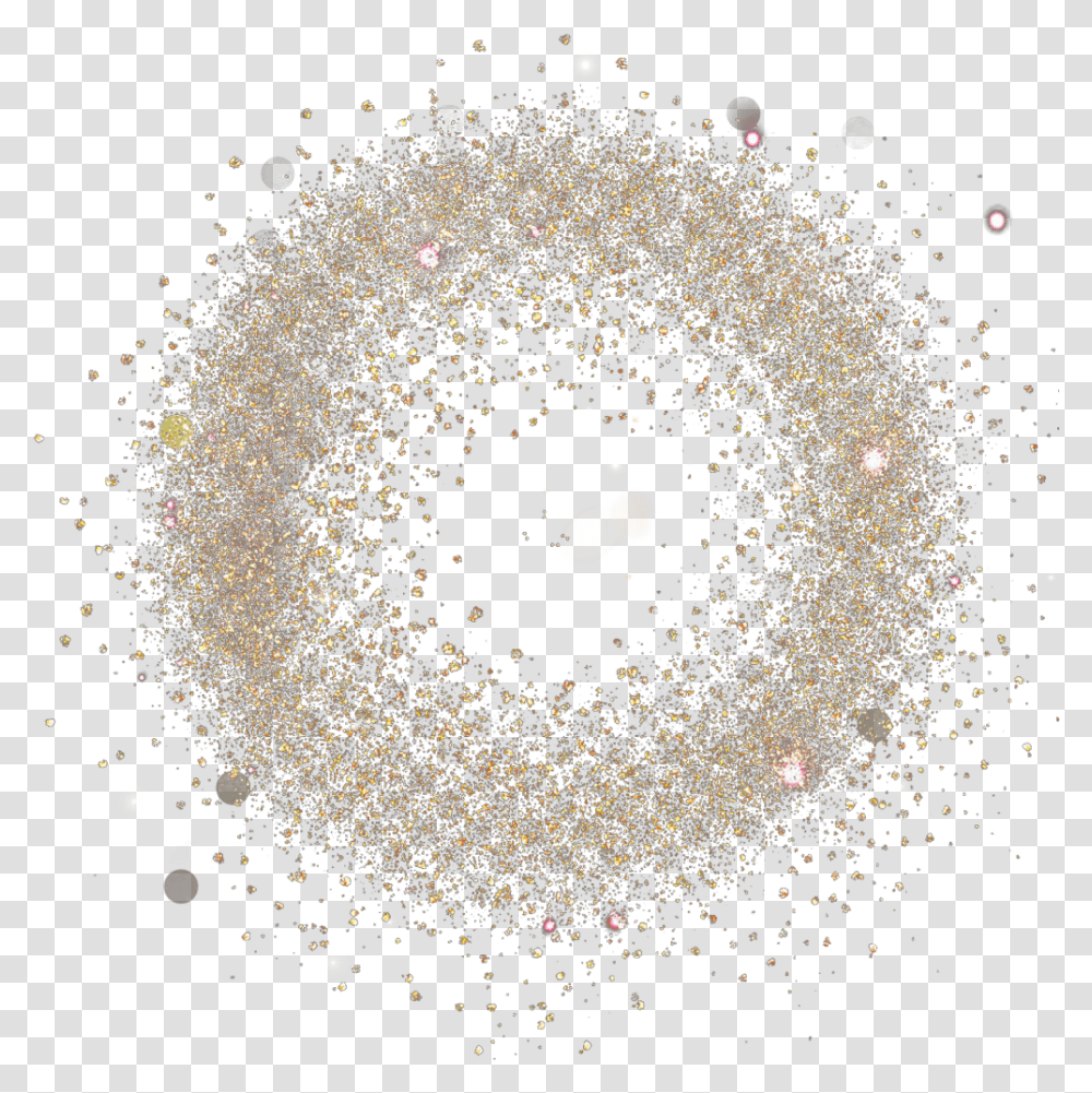 Circle Sparkles, Light, Paper, Glitter, Confetti Transparent Png