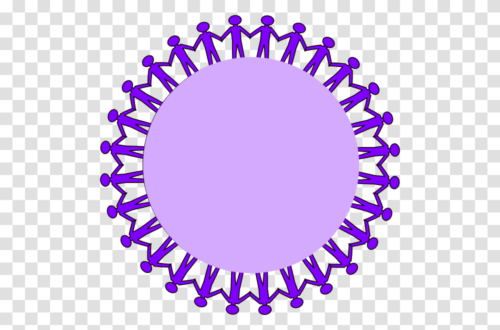Circle Stick People Black No Border Svg Clip Arts Clipart Silhouette Holding Hands, Purple, Balloon, Oval Transparent Png