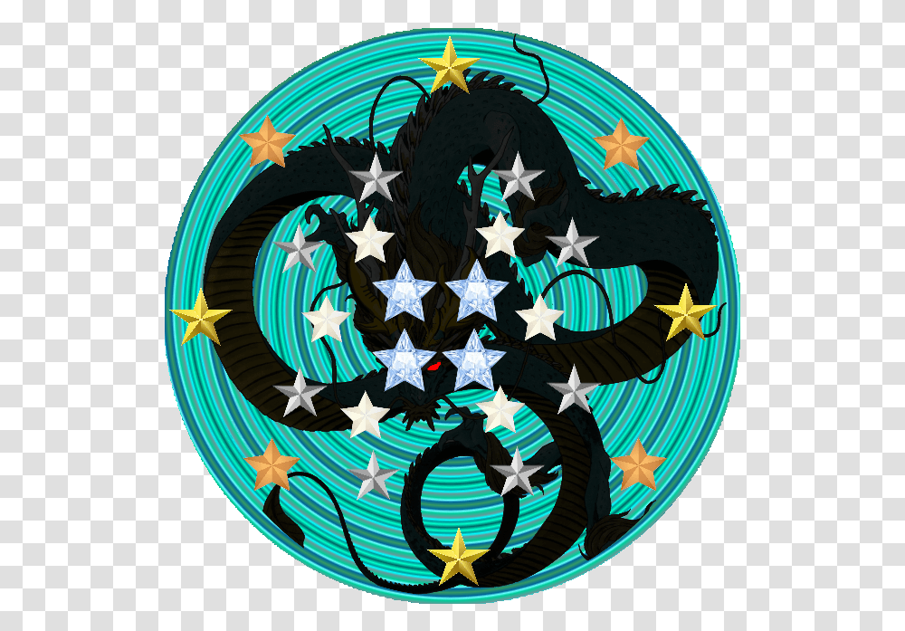Circle, Emblem, Star Symbol, Dragon Transparent Png