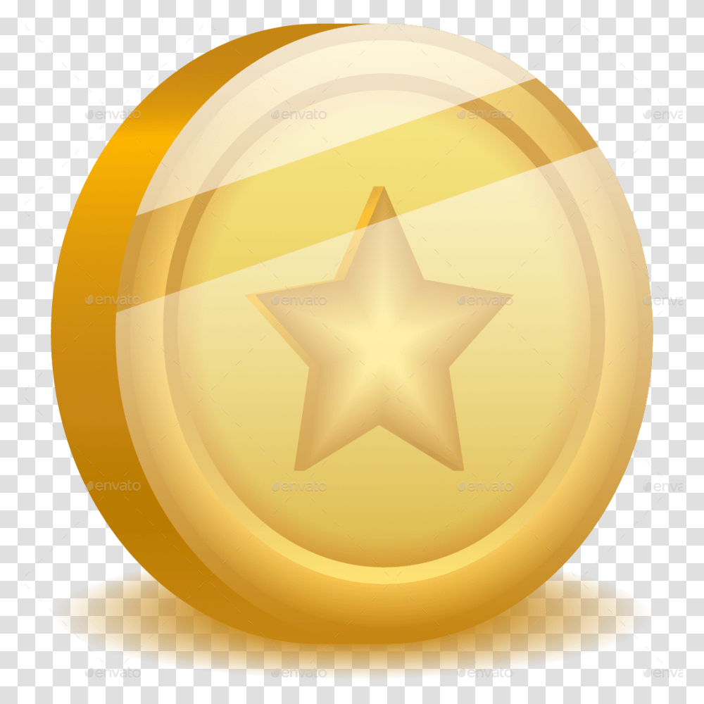 Circle, Star Symbol, Gold Transparent Png