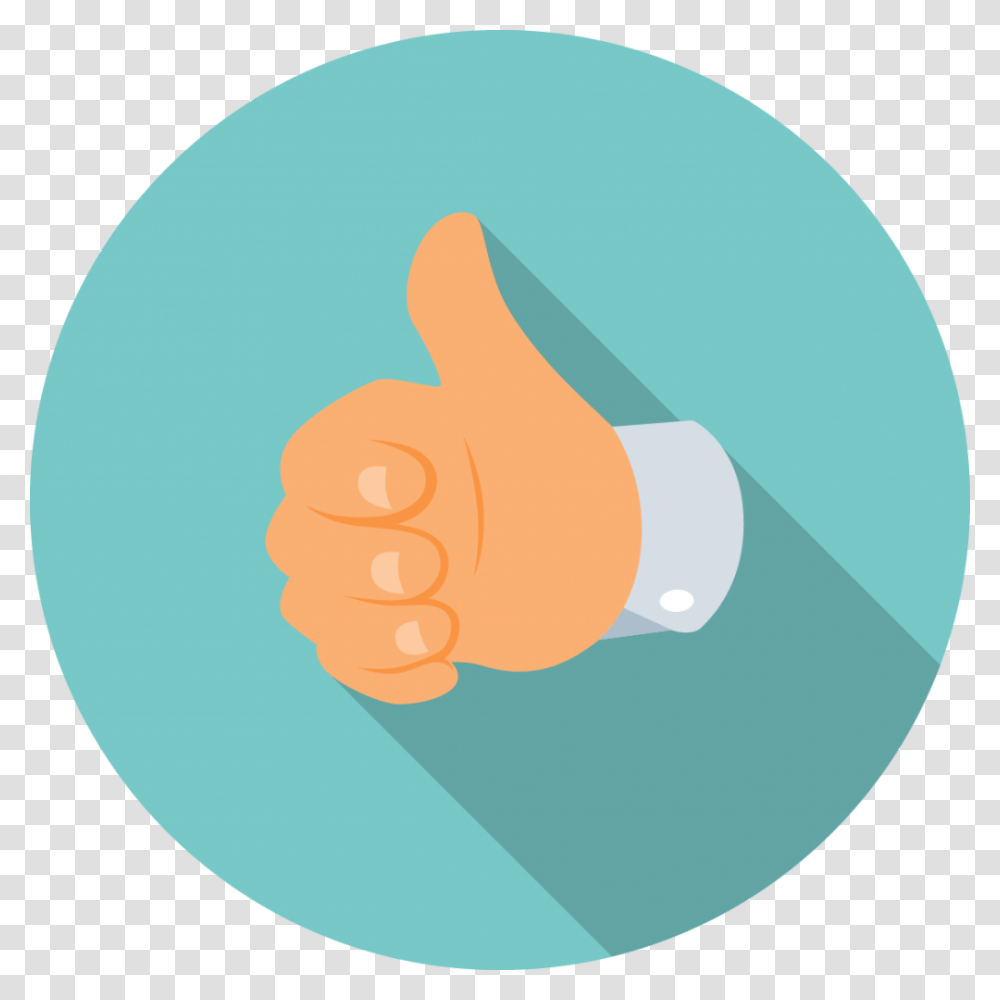 Circle, Thumbs Up, Finger, Hand Transparent Png