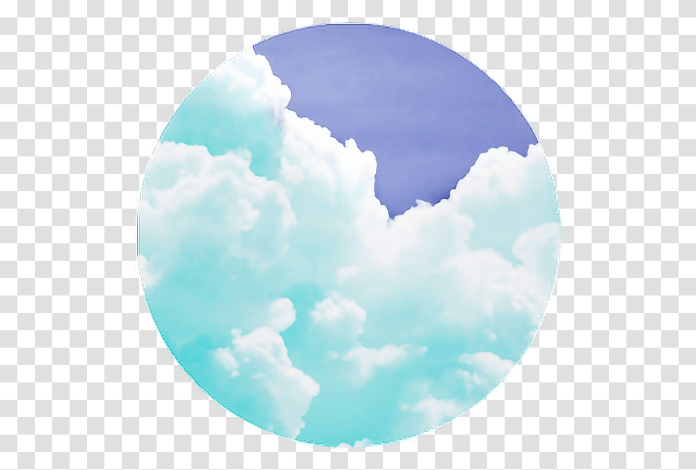 Circle Tumblr Aesthetic Remixit Crculo Freetoedit Cumulus, Nature, Outdoors, Sky, Cloud Transparent Png