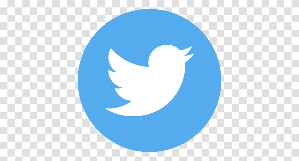 Circle Twitter Logo, Trademark, Bird, Animal Transparent Png