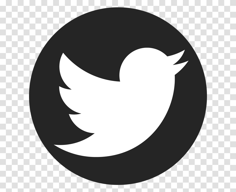 Circle Twitter Logo, Trademark, Stencil Transparent Png