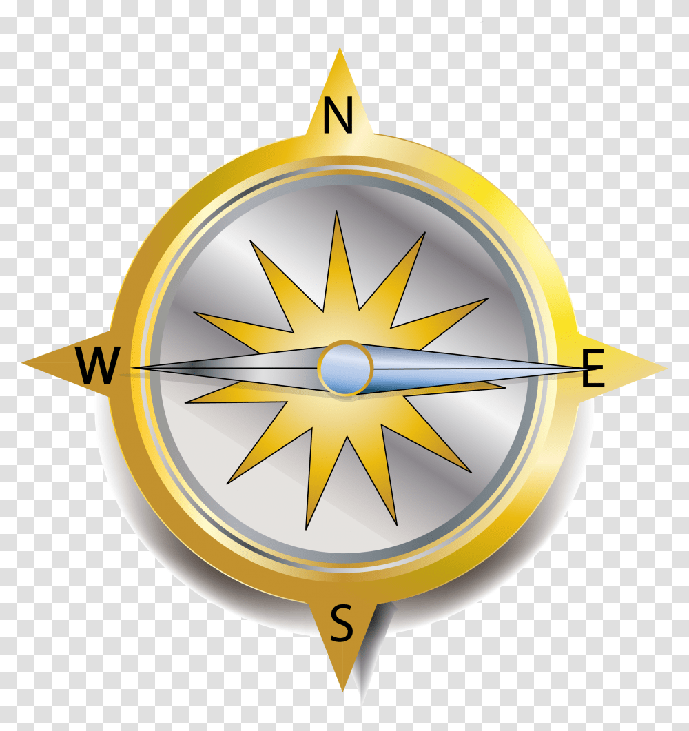 Circle Vector Emblem, Compass Transparent Png