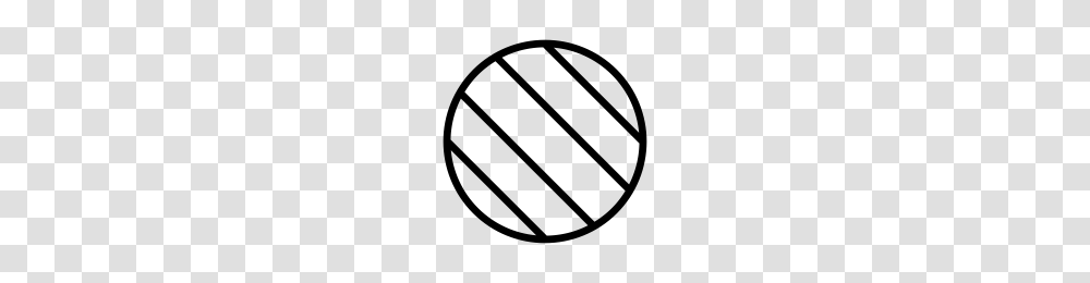 Circle With Diagonal Lines Icons Noun Project, Gray, World Of Warcraft Transparent Png