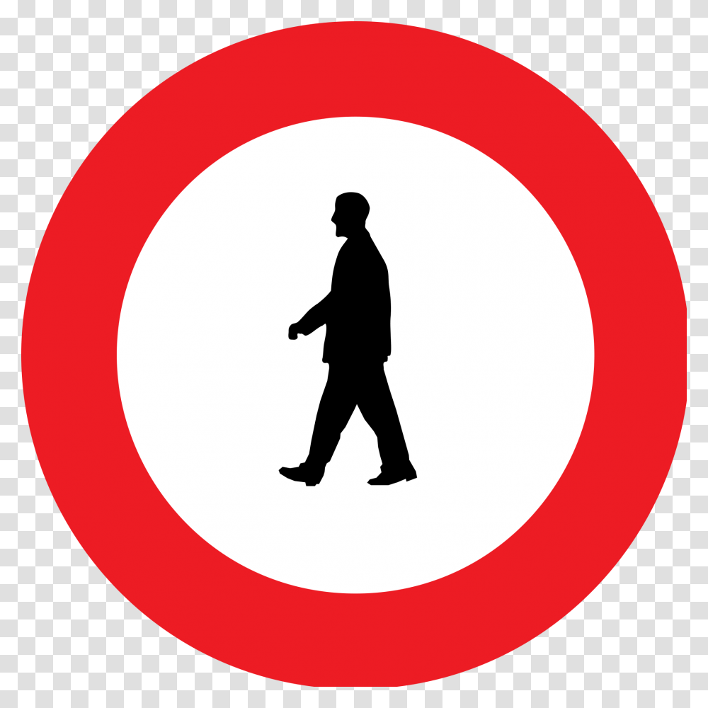 Circle With X, Person, Human, Road Sign Transparent Png