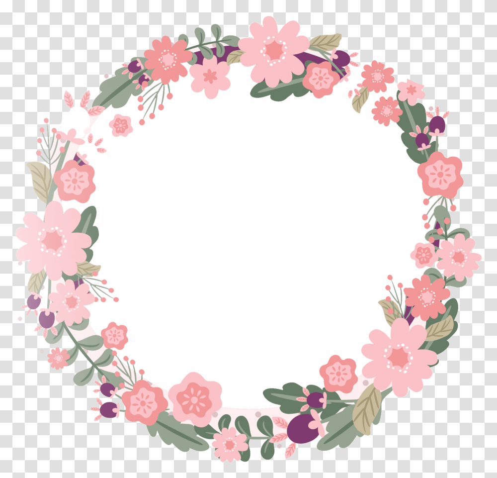 Circle, Wreath, Birthday Cake, Dessert, Food Transparent Png