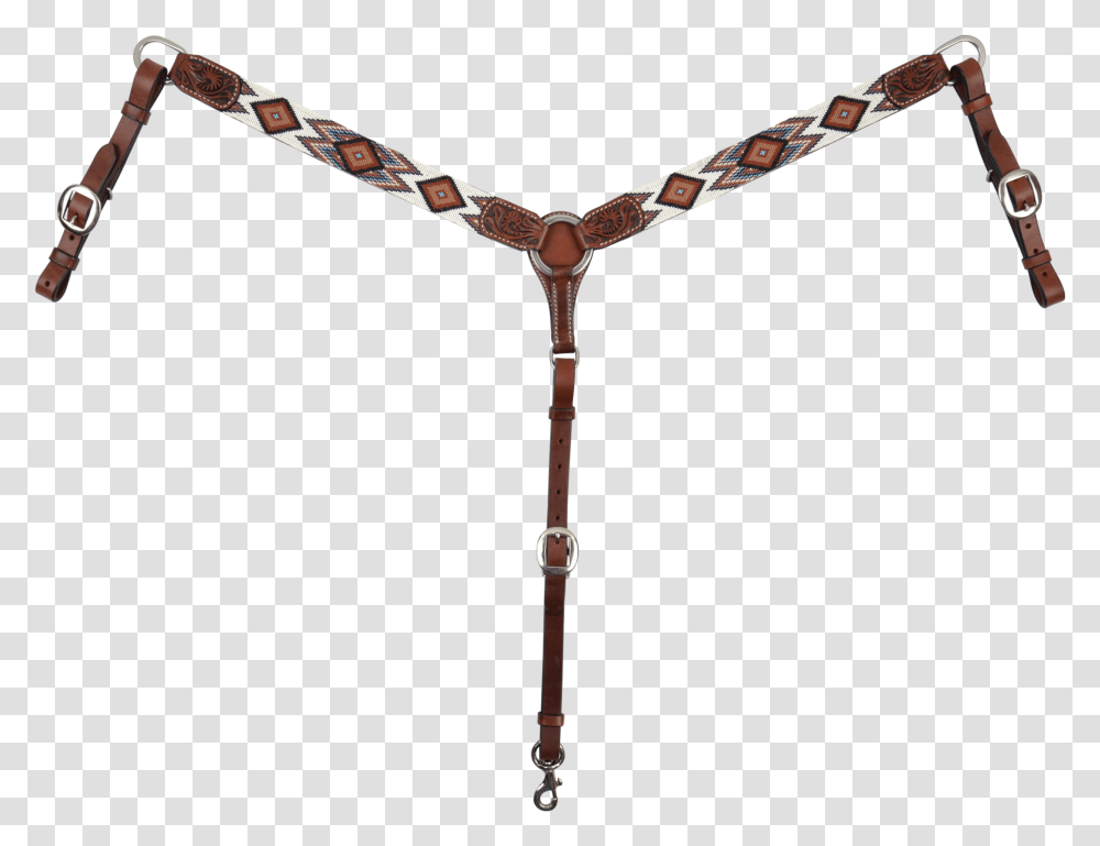 Circle Y Beaded Brown And White Tooling And Beads Overlay Circle Y, Bow, Paddle, Oars Transparent Png
