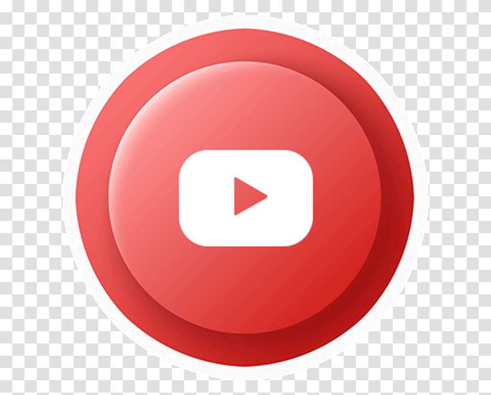 Circle Youtube Icon Image Free Download Searchpngcom Youtube Round Icon, Label, Text, Logo, Symbol Transparent Png