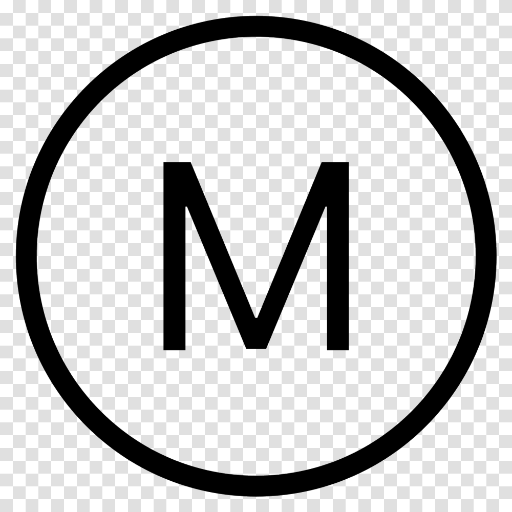 Circled M Icon, Gray, World Of Warcraft Transparent Png