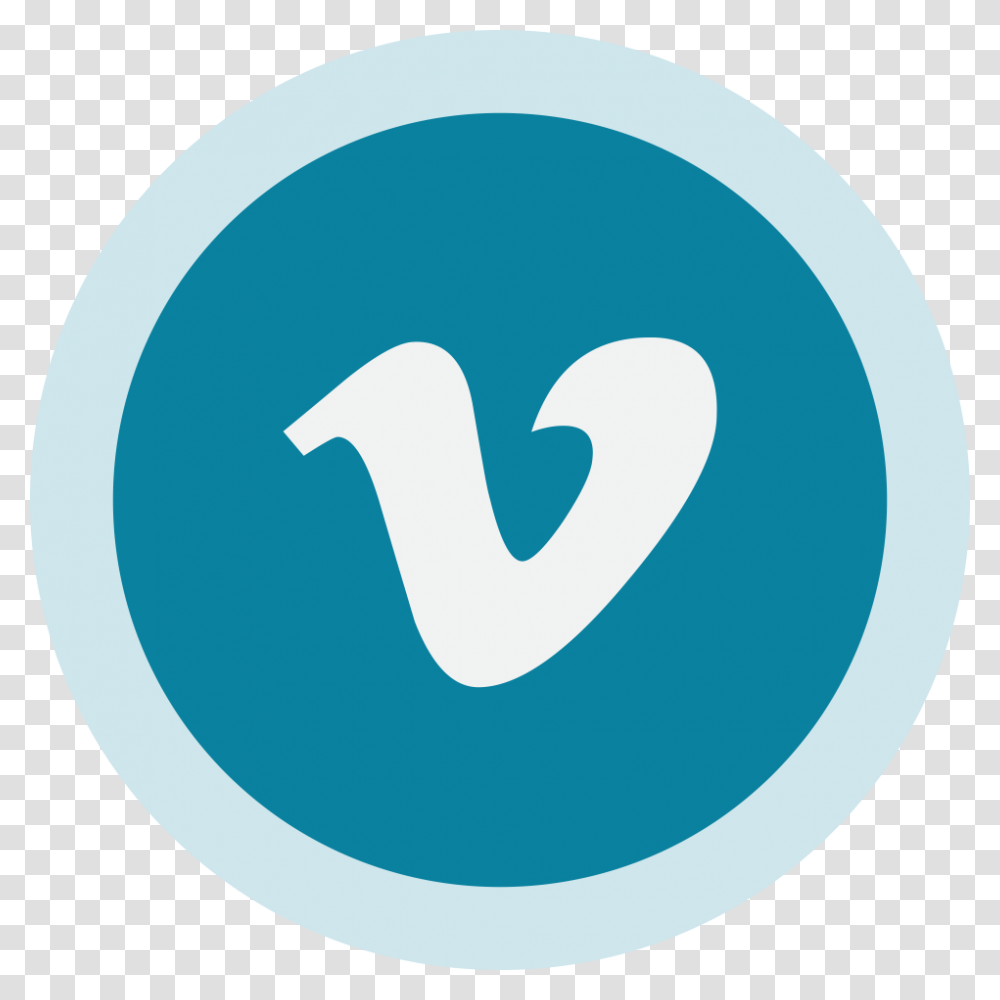 Circled Vimeo Logo Image Vimeo Logo, Label, Trademark Transparent Png