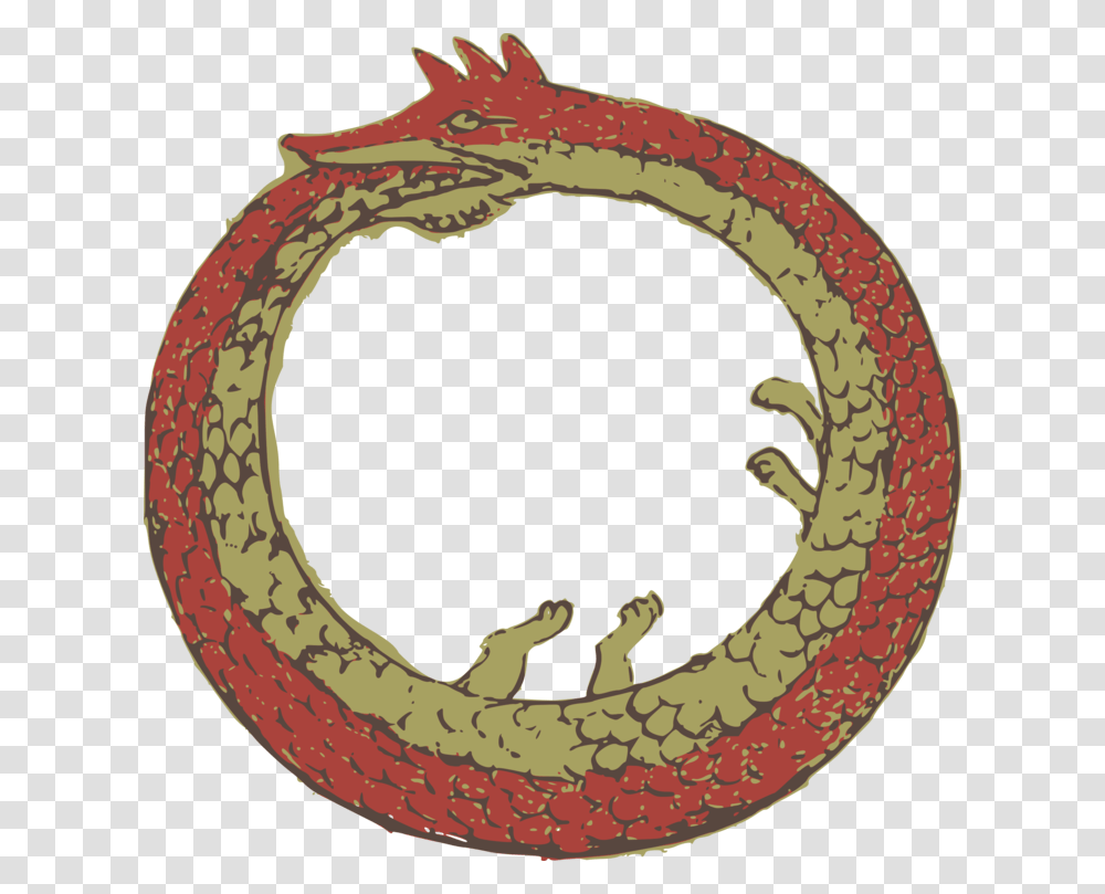 Circlegamessymbol Ouroboros Dog, Dragon, Rug, Snake, Reptile Transparent Png