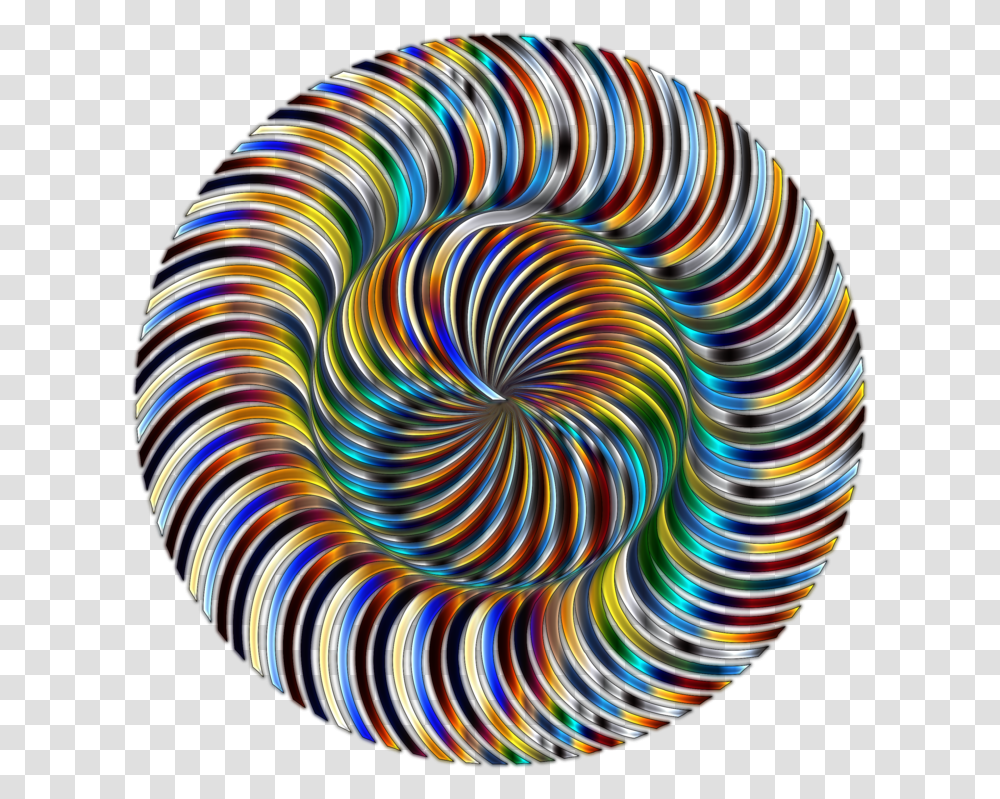 Circlelinespiral Kaleidoscope Pattern Circle, Coil Transparent Png