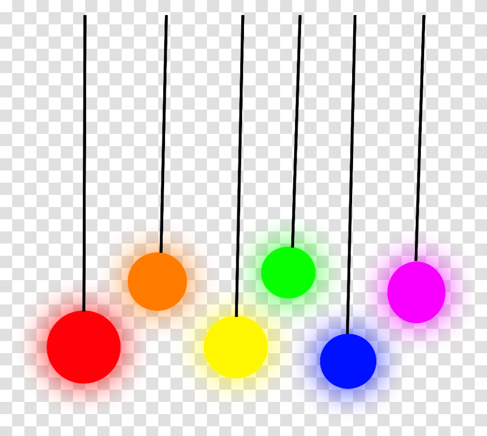 Circles Lights Colour Colorfullights Rainbow 3d Circle, Balloon, LED Transparent Png