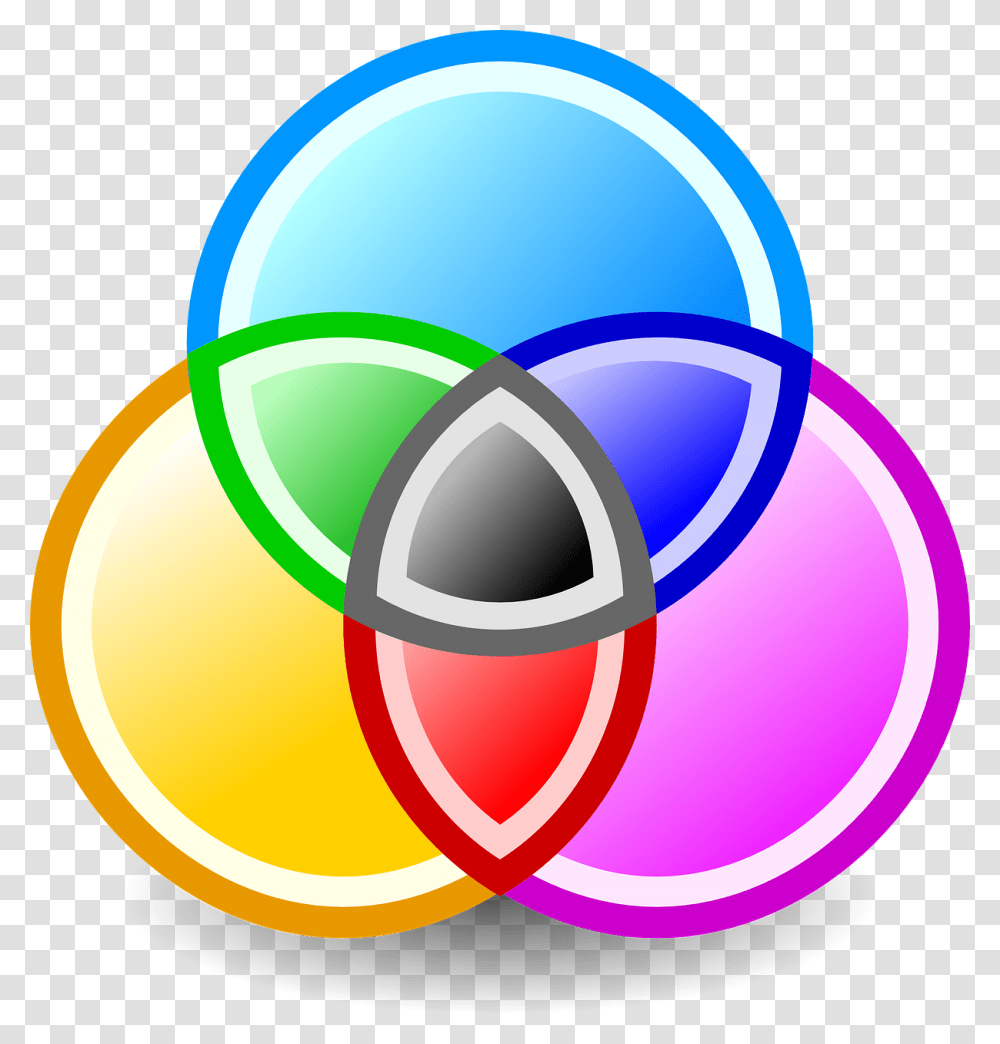 Circles Svg Clip Arts Cmyk Icon, Logo, Trademark, Tape Transparent Png