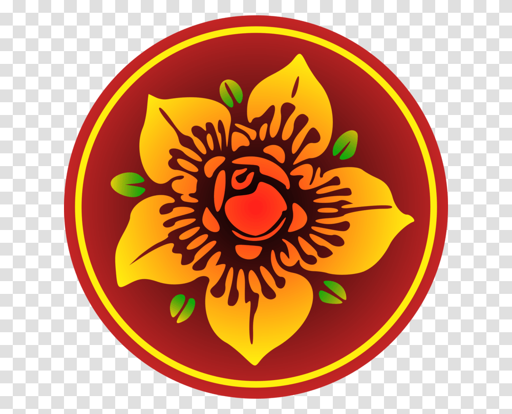 Circlesymbolemblem Sunflower, Plant, Blossom Transparent Png