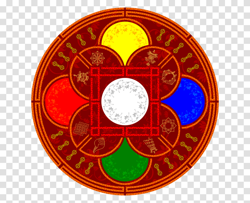 Circlewindowsymbol Mandala, Ornament, Rug, Clock Tower, Architecture Transparent Png