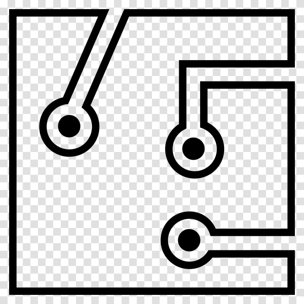 Circuit Board Icon Free Download, Utility Pole, Stencil, Silhouette Transparent Png