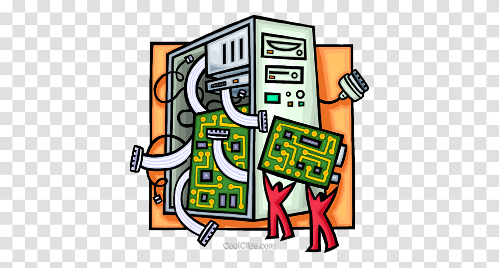Circuit Boards Royalty Free Vector Clip Art Illustration, Electrical Device, Wiring, Server, Hardware Transparent Png