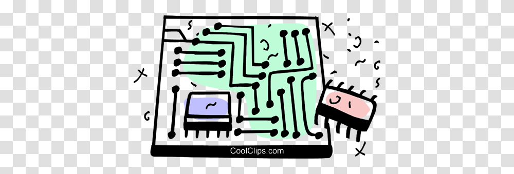 Circuit Boards Royalty Free Vector Clip Art Illustration, Maze, Labyrinth Transparent Png