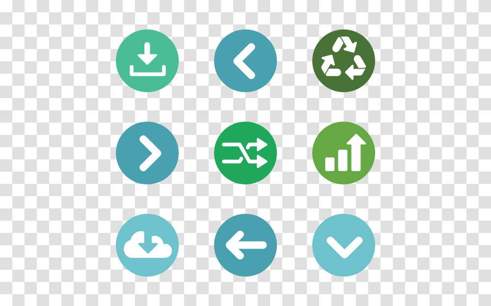 Circular Arrows Icons, Recycling Symbol, Number Transparent Png