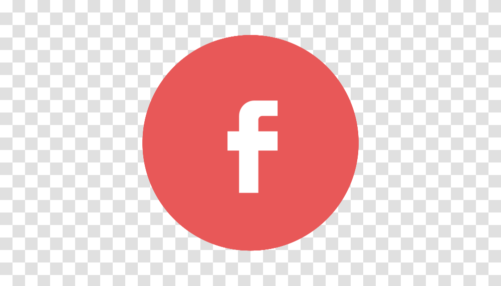 Circular Facebook Fb Modern Red Icon, First Aid, Logo, Trademark Transparent Png