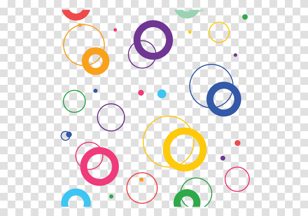 Circular Geometric Shape Pattern Background Circular Pattern, Confetti, Paper Transparent Png